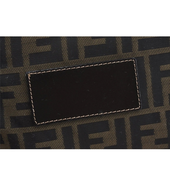Authentic FENDI Zucca Clutch Nylon & Leather clutch - Picture 4 of 9
